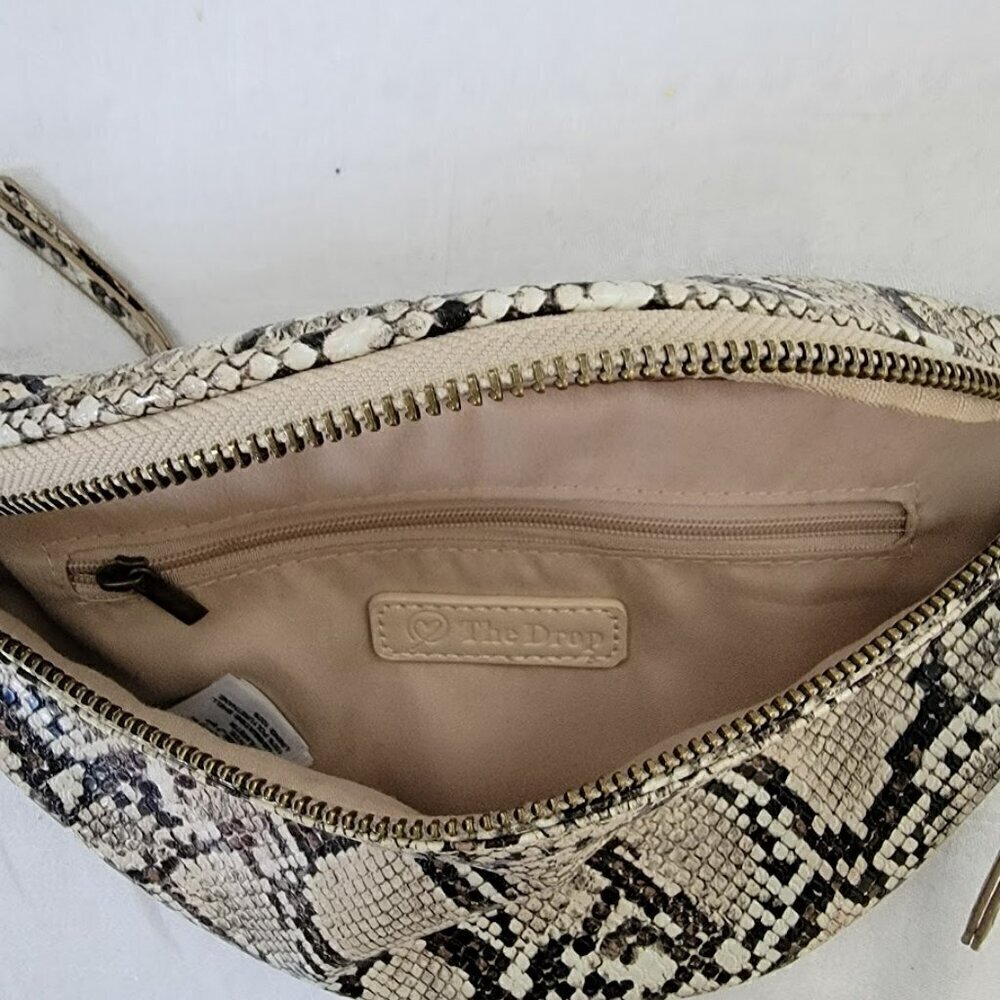 Python Style Snakeskin Preston Belt/Crossbody Bag… - image 3